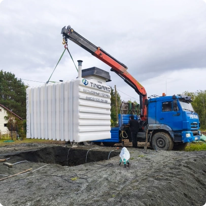 Установка погреба