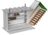 Погреб из листового пластика